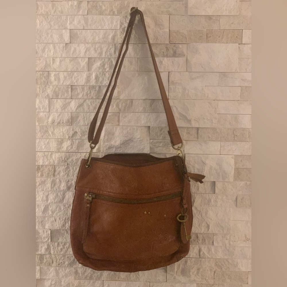 Fossil Leather Cross Body Shoulder Bag